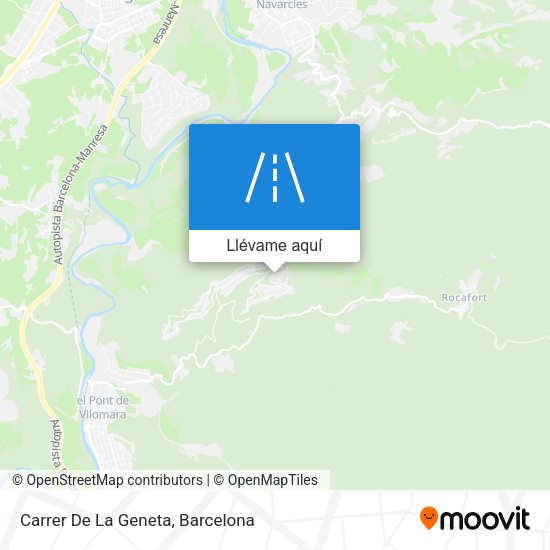 Mapa Carrer De La Geneta