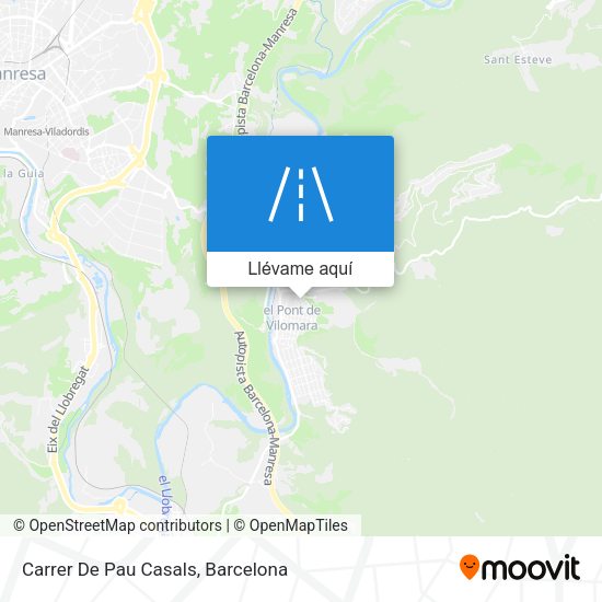 Mapa Carrer De Pau Casals
