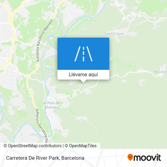 Mapa Carretera De River Park