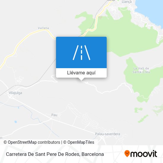 Mapa Carretera De Sant Pere De Rodes