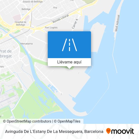 Mapa Avinguda De L'Estany De La Messeguera
