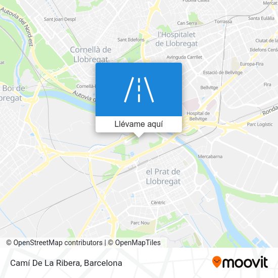 Mapa Camí De La Ribera