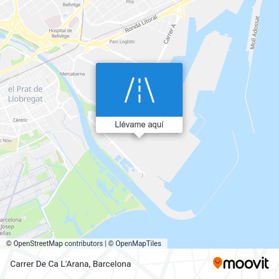 Mapa Carrer De Ca L'Arana