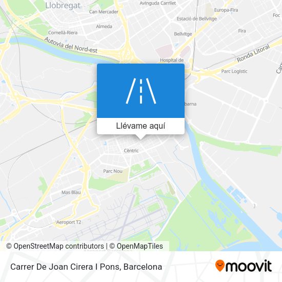 Mapa Carrer De Joan Cirera I Pons