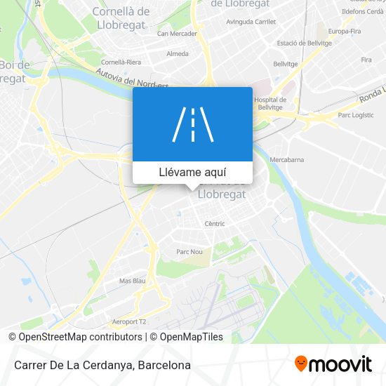 Mapa Carrer De La Cerdanya