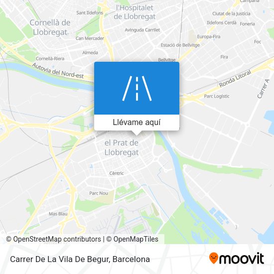 Mapa Carrer De La Vila De Begur
