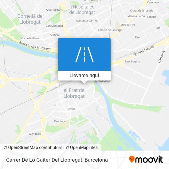 Mapa Carrer De Lo Gaiter Del Llobregat