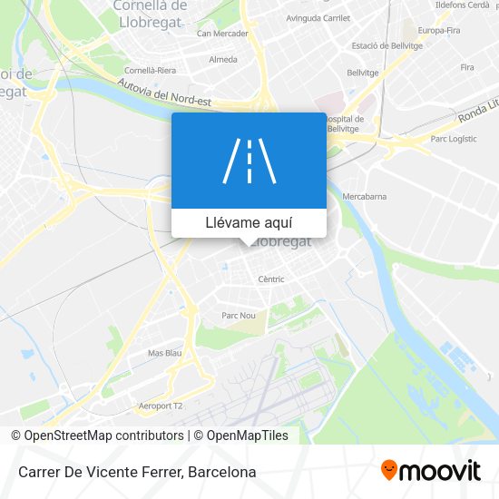 Mapa Carrer De Vicente Ferrer
