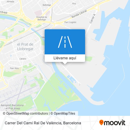 Mapa Carrer Del Camí Ral De València