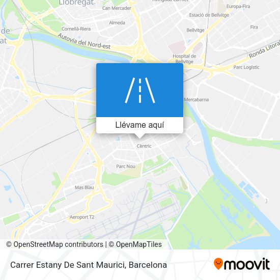 Mapa Carrer Estany De Sant Maurici