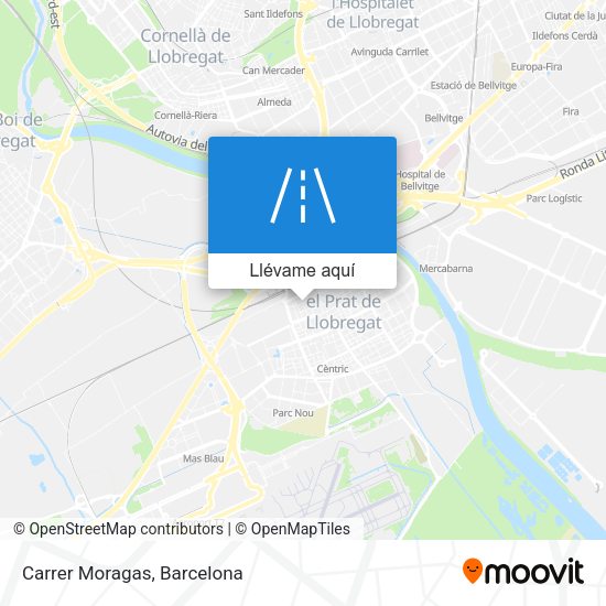 Mapa Carrer Moragas