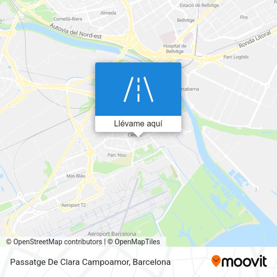 Mapa Passatge De Clara Campoamor