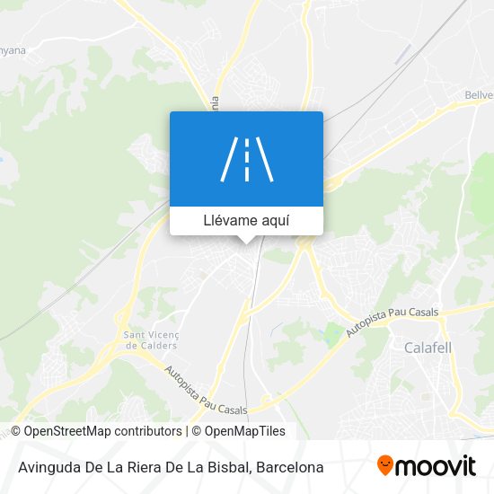 Mapa Avinguda De La Riera De La Bisbal