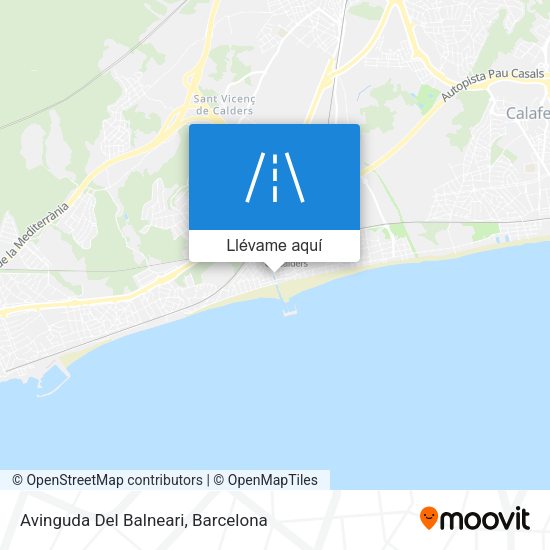 Mapa Avinguda Del Balneari