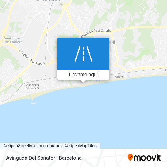 Mapa Avinguda Del Sanatori