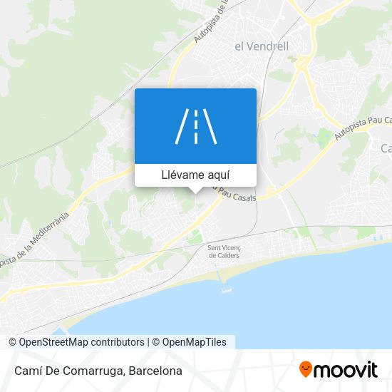 Mapa Camí De Comarruga