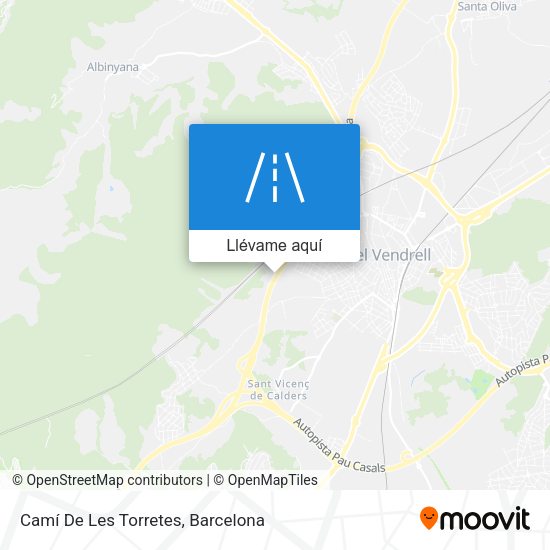 Mapa Camí De Les Torretes