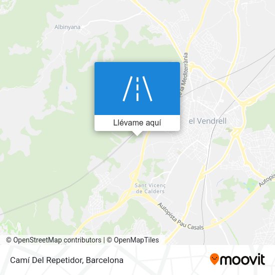 Mapa Camí Del Repetidor