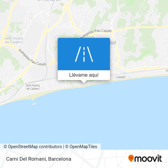 Mapa Camí Del Romaní
