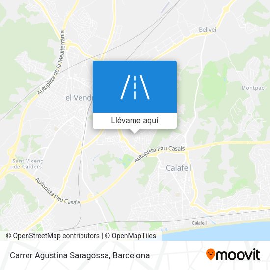 Mapa Carrer Agustina Saragossa