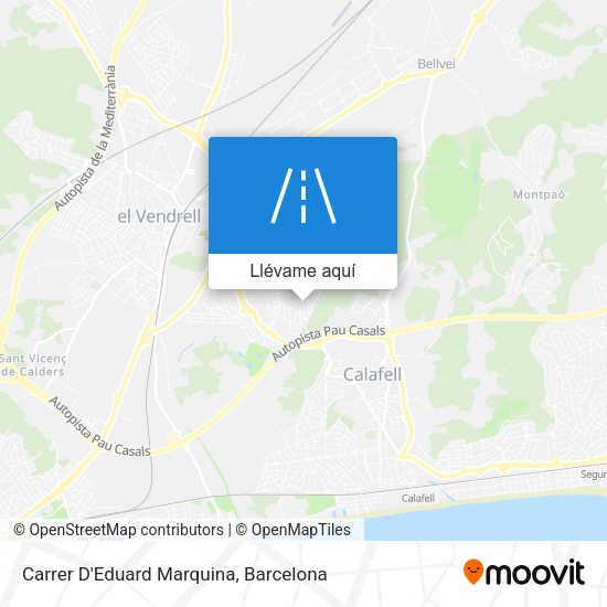 Mapa Carrer D'Eduard Marquina