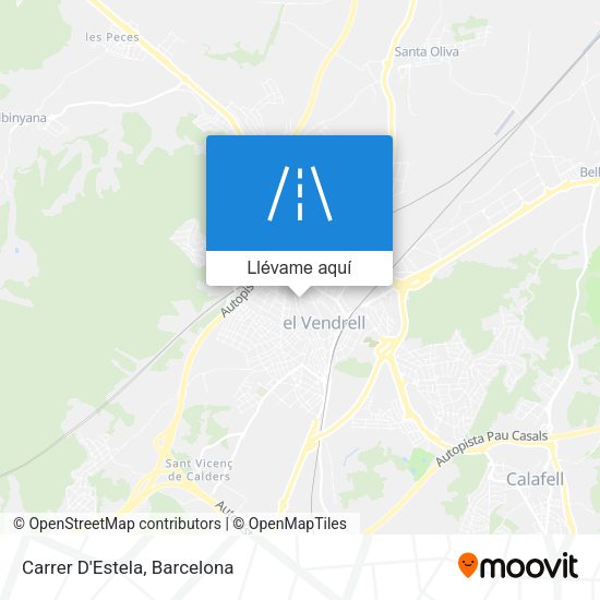 Mapa Carrer D'Estela