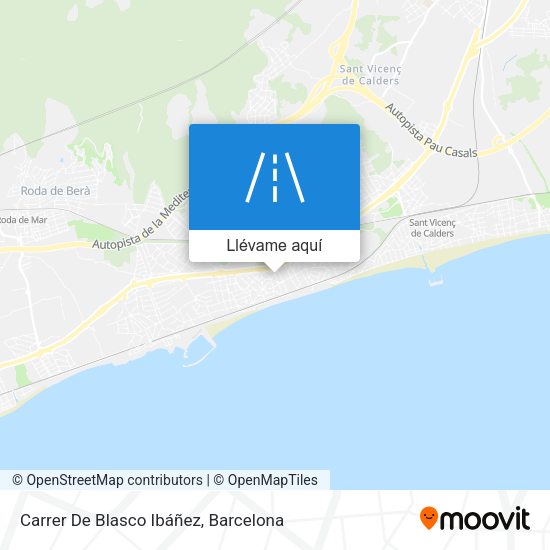 Mapa Carrer De Blasco Ibáñez