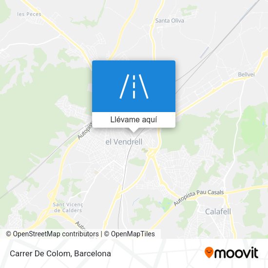 Mapa Carrer De Colom