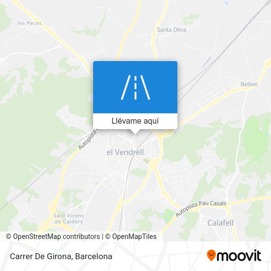 Mapa Carrer De Girona