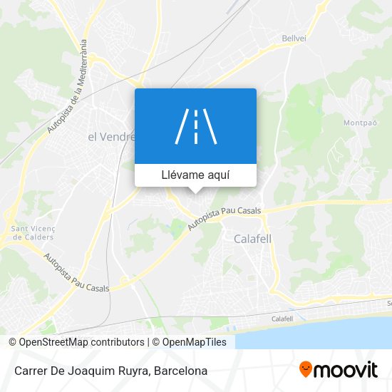 Mapa Carrer De Joaquim Ruyra