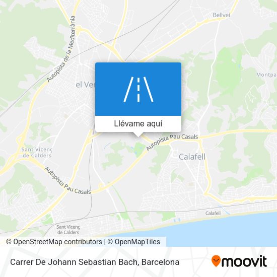 Mapa Carrer De Johann Sebastian Bach