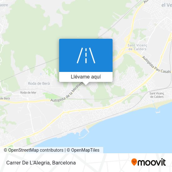 Mapa Carrer De L'Alegria