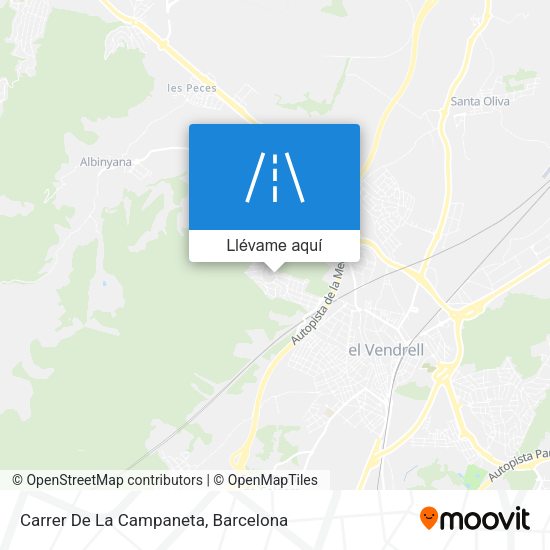 Mapa Carrer De La Campaneta