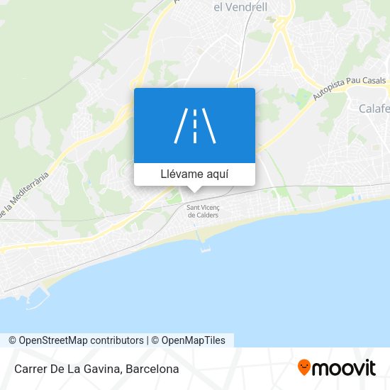 Mapa Carrer De La Gavina