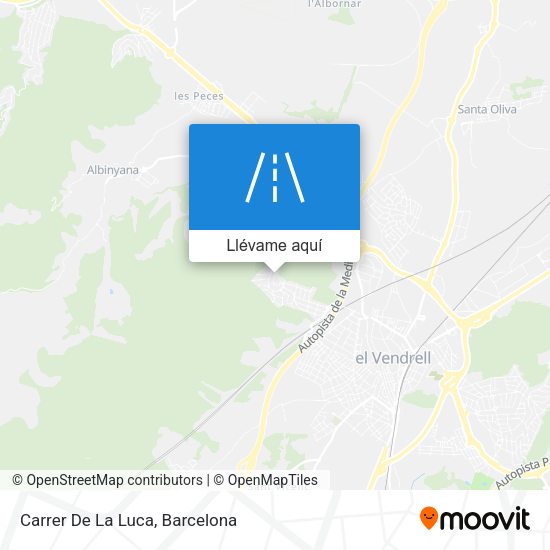Mapa Carrer De La Luca