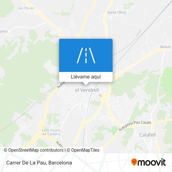 Mapa Carrer De La Pau