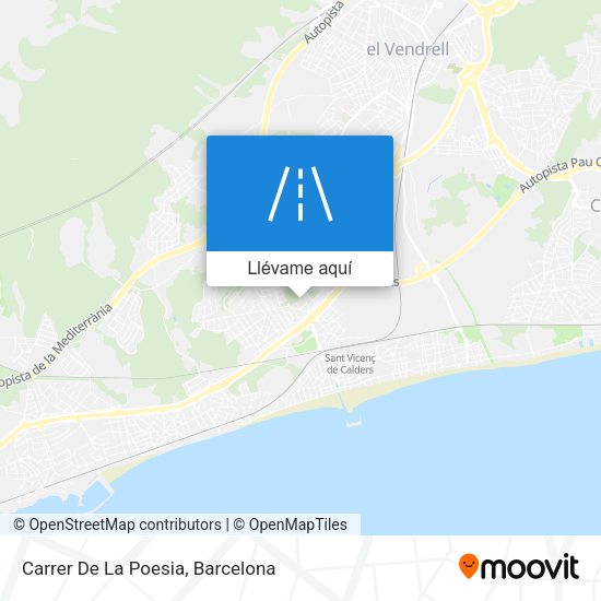 Mapa Carrer De La Poesia