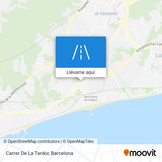Mapa Carrer De La Tardor