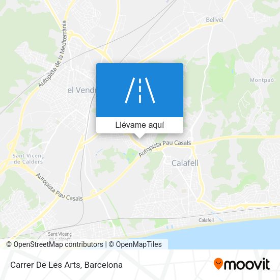 Mapa Carrer De Les Arts