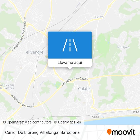 Mapa Carrer De Llorenç Villalonga