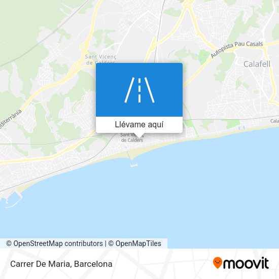 Mapa Carrer De Maria
