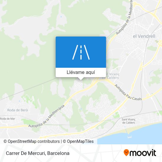 Mapa Carrer De Mercuri