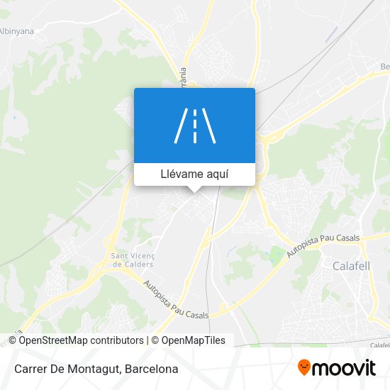 Mapa Carrer De Montagut