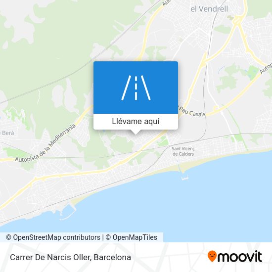 Mapa Carrer De Narcis Oller
