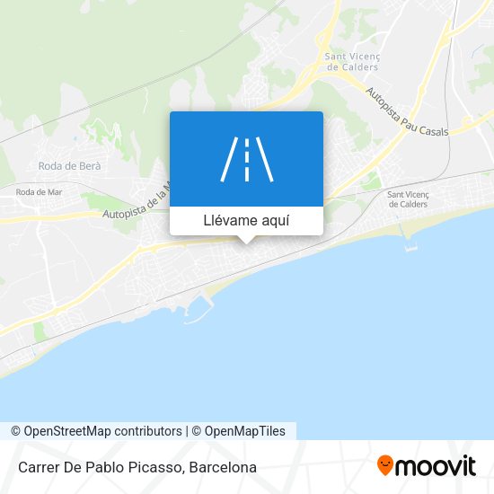 Mapa Carrer De Pablo Picasso