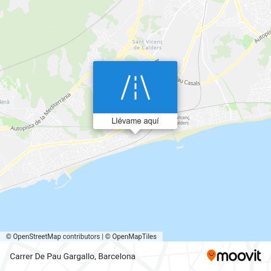 Mapa Carrer De Pau Gargallo