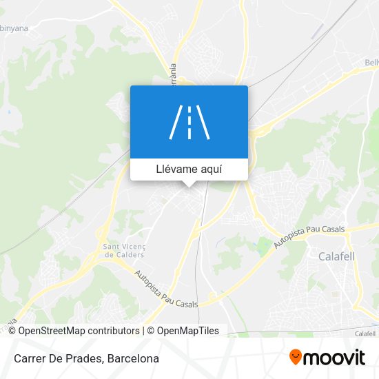 Mapa Carrer De Prades