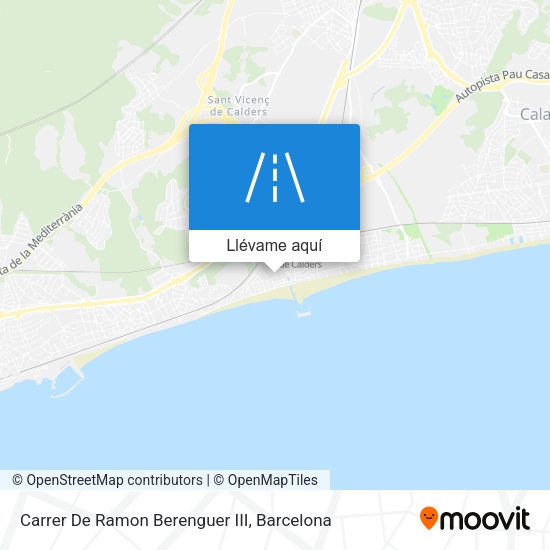Mapa Carrer De Ramon Berenguer III