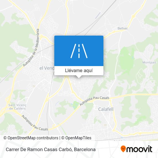 Mapa Carrer De Ramon Casas Carbó