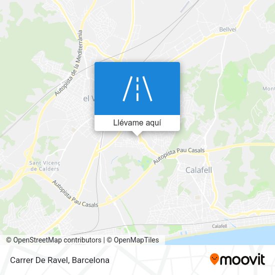 Mapa Carrer De Ravel